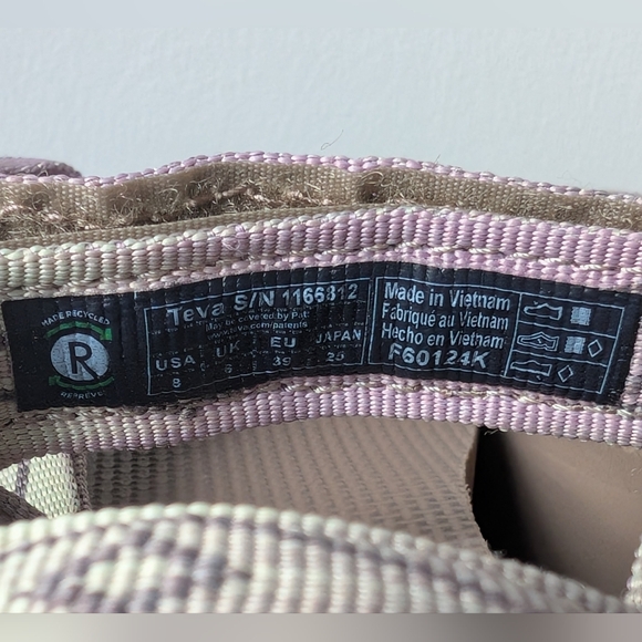 Teva Sandals Women's Size 8 Flatform Universal Sunscape Sandals Lagenlook Eco - Picture 10 of 14